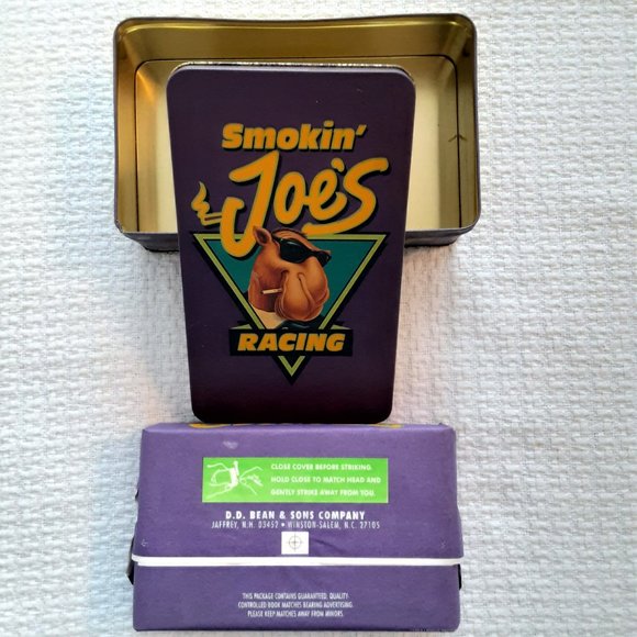 Camel Cigarettes, Smokin' Joe's Racing 1994 Collectors Matchbook Tin Container - Picture 5 of 12